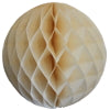 Ivory Honeycomb Ball