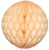 Vintage Peach Honeycomb Ball
