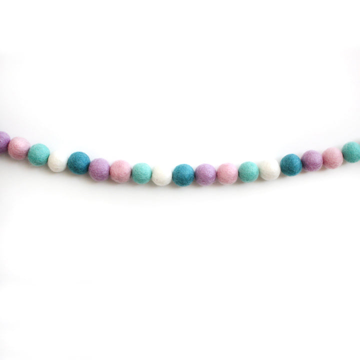 Mermaid Felt Ball Garland