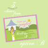 Printable Rapunzel Tangled/Princess Invitation- 3 options