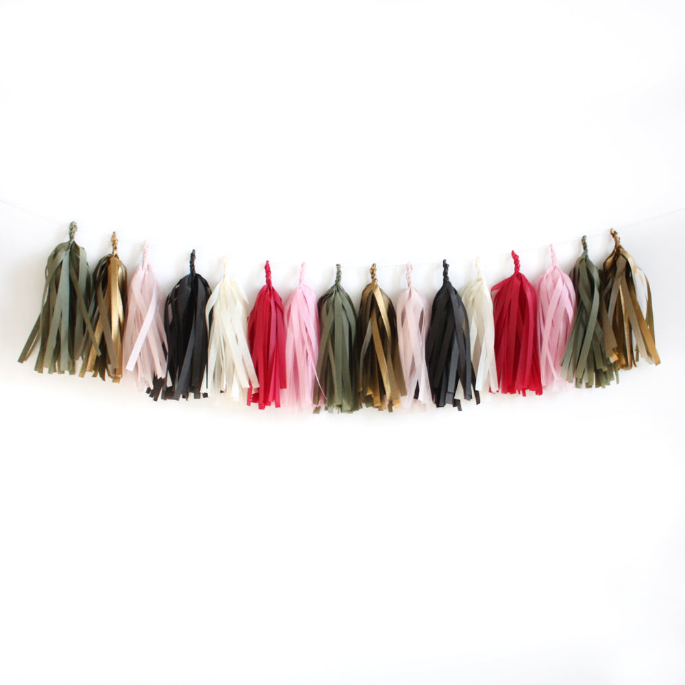 Botanical Fringe Tissue Tassel Garland Kit