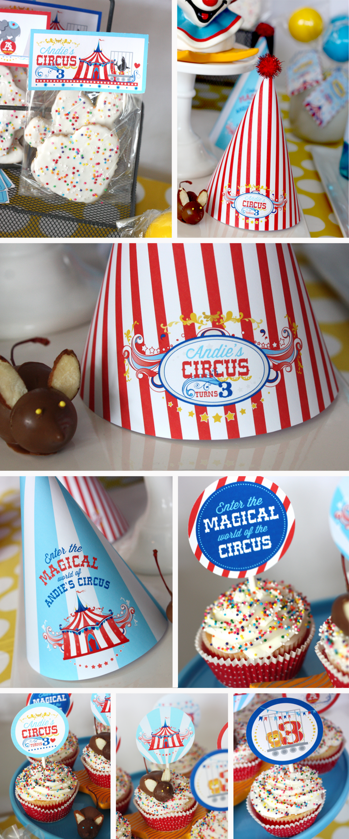 Printable Circus/ Carnival Birthday collection