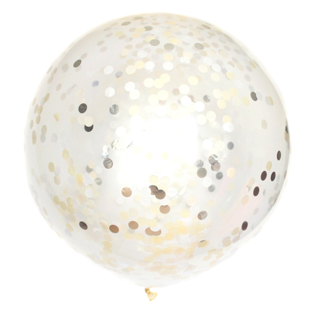 Creme Brulee Confetti Balloon