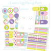 Printable EASTER Egg Decorating Party & Easter Hunt Gathering Collection