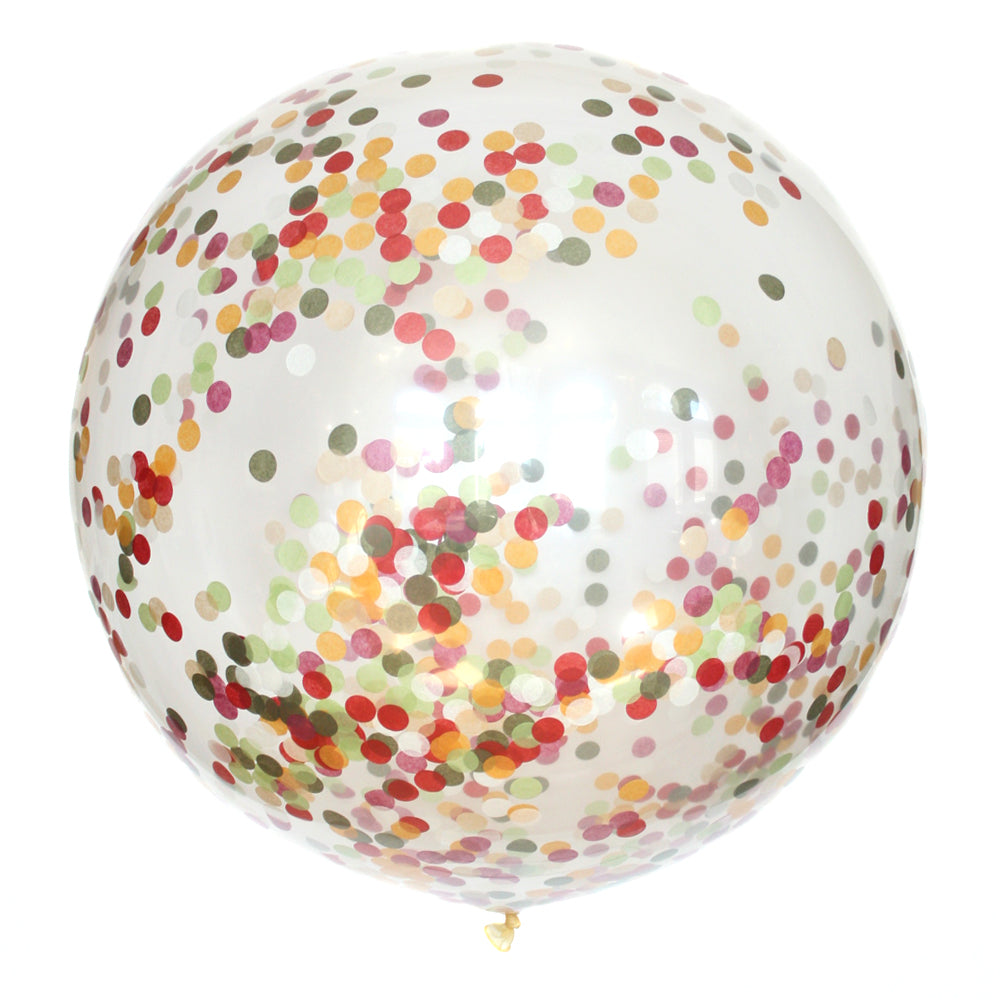 Harvest Confetti Balloon