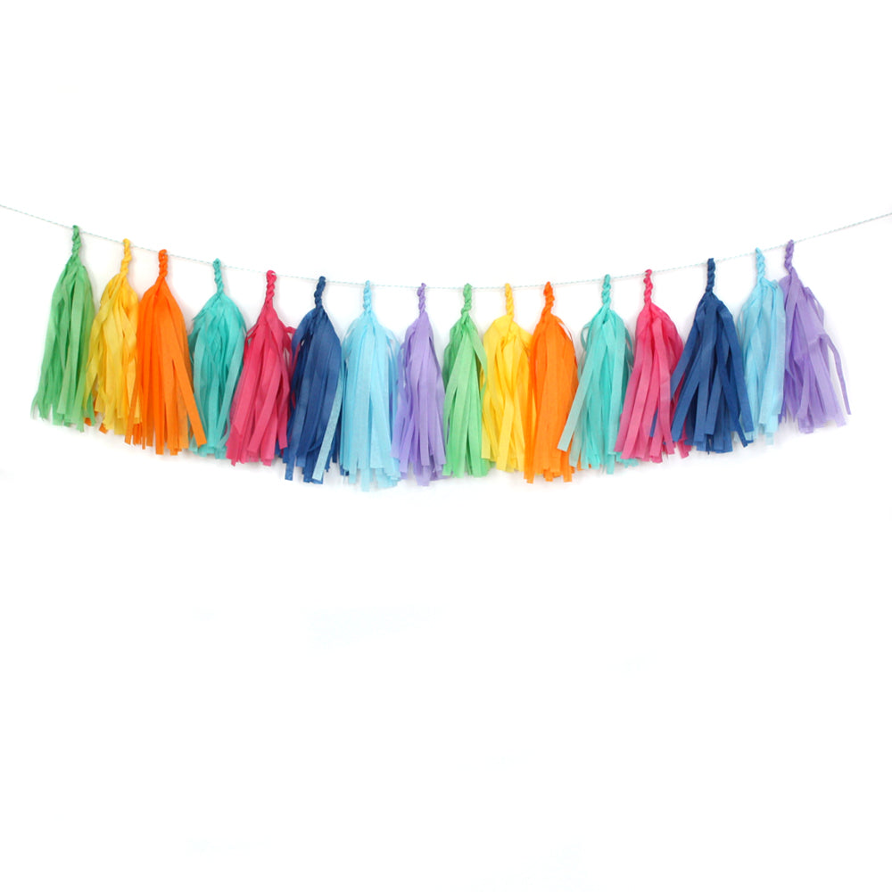 Hip Hip Hooray Tassel Garland Kit or Fully Assembled