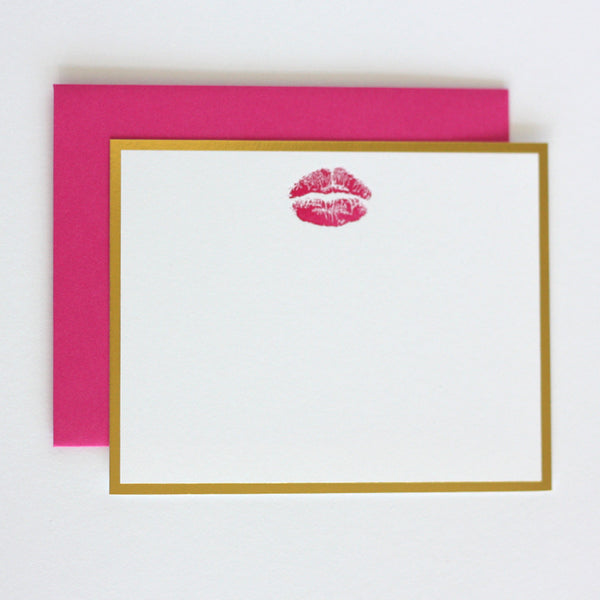 Sealed with a Kiss (flat card)