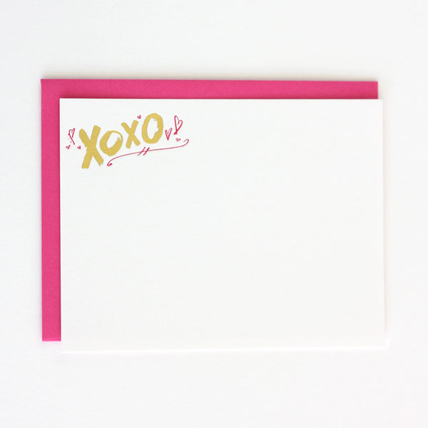 XOXO Flat card