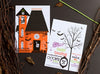 Halloween Glam Haunted House printable invitation- 3 options