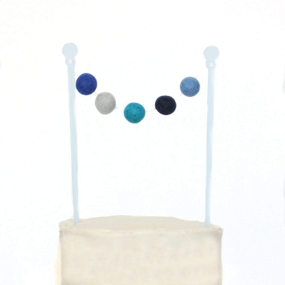 Ocean Cake Bunting Topper