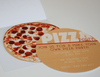 Pizza Box with 2 sided Pizza Party printable Invitation by Wants and Wishes