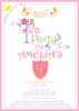 Princess Tea Party printable Birthday Invitation by Wants and Wishes