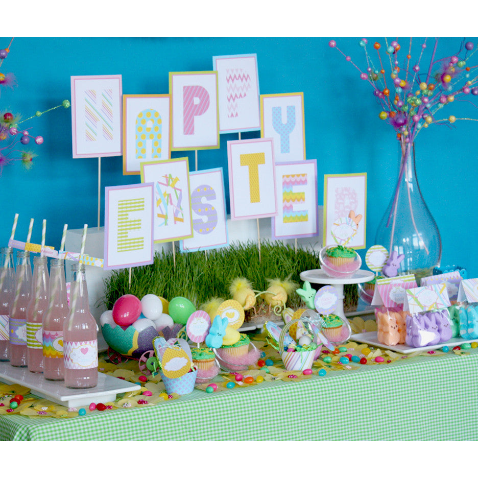 DIY EASTER printable Collection: I heart the Easter Bunny by Wants and Wishes