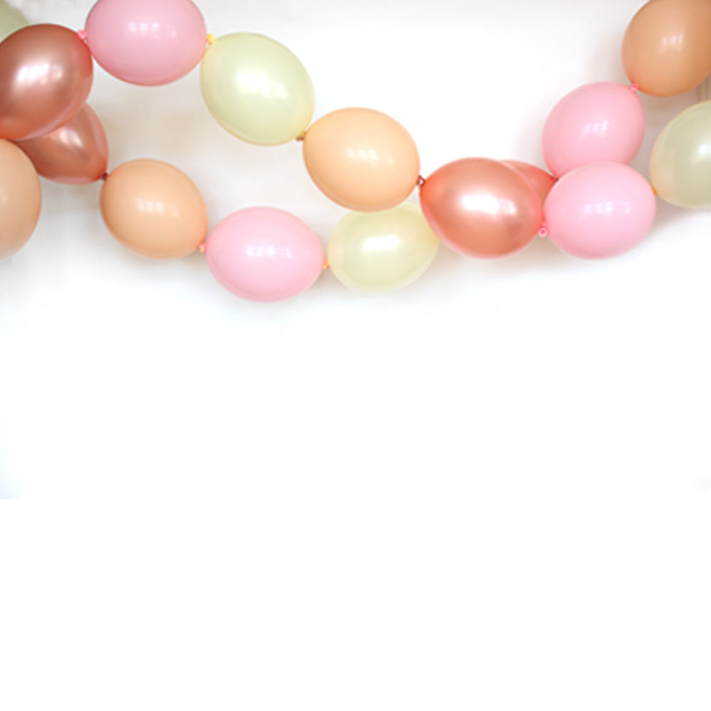 Rose Gold Link Balloon Garland