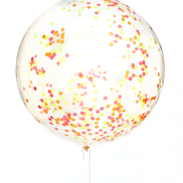 Sherbet Confetti Balloon