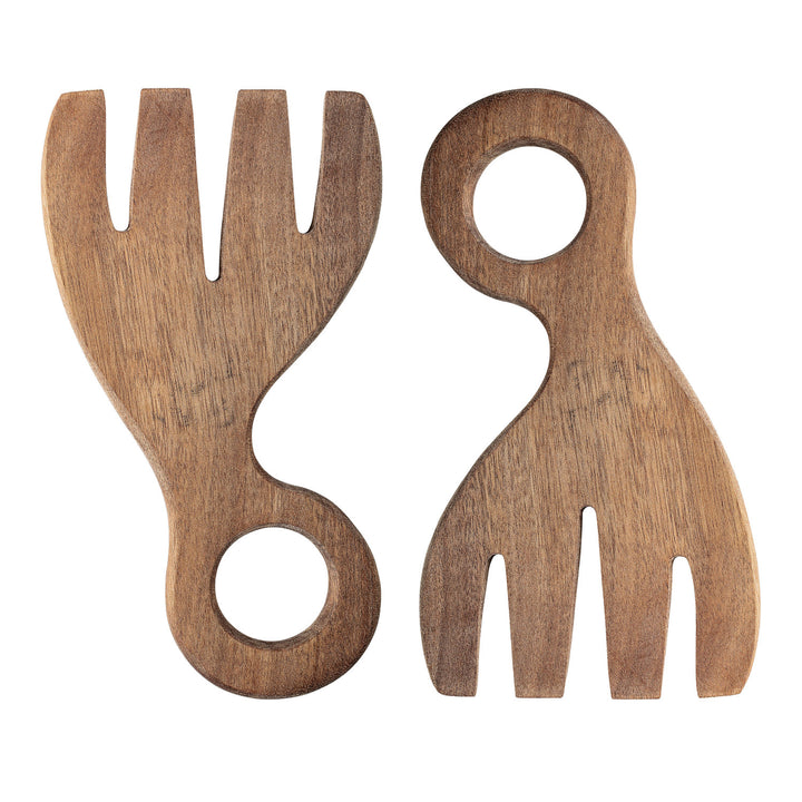 Acacia Wood Salad Servers set