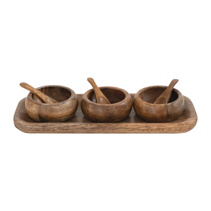 Mango Wood Tray Set