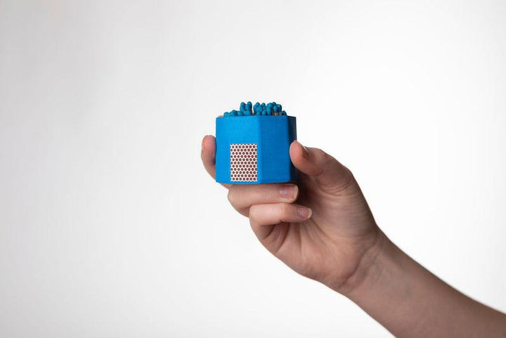 Fiesta Blue Concrete Match holder
