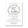 Blissful Wreath Wedding Invitations