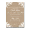 Delicate Lace Wedding Invitations