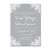 Delicate Lace Wedding Invitations