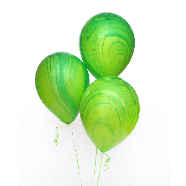Green Marble Balloon Bundle