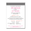 Modern Stripe Wedding Invitations