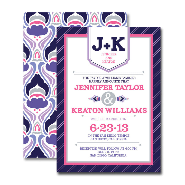 Modern Fairy Tale Wedding Invitations