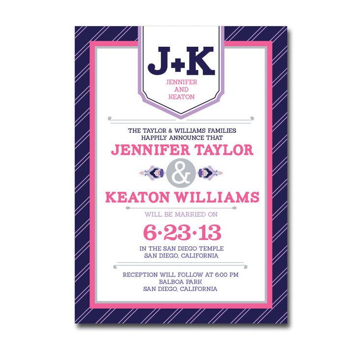 Modern Fairy Tale Wedding Invitations