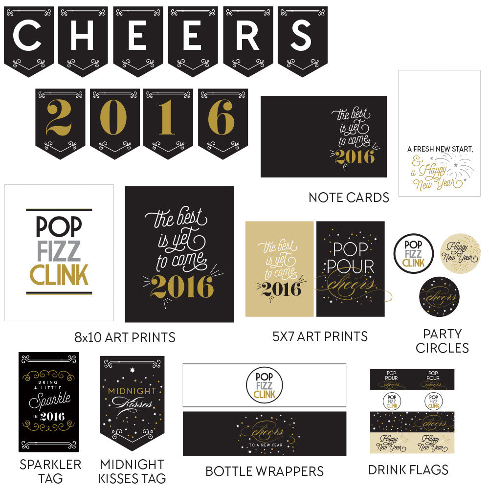 Printable New Years Eve- The Best is Yet to Come