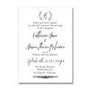 Rustic Monogram Wedding Invitations