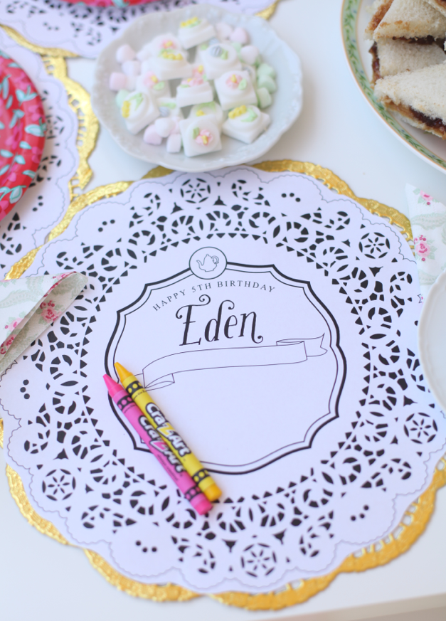 High Tea Party printable collection