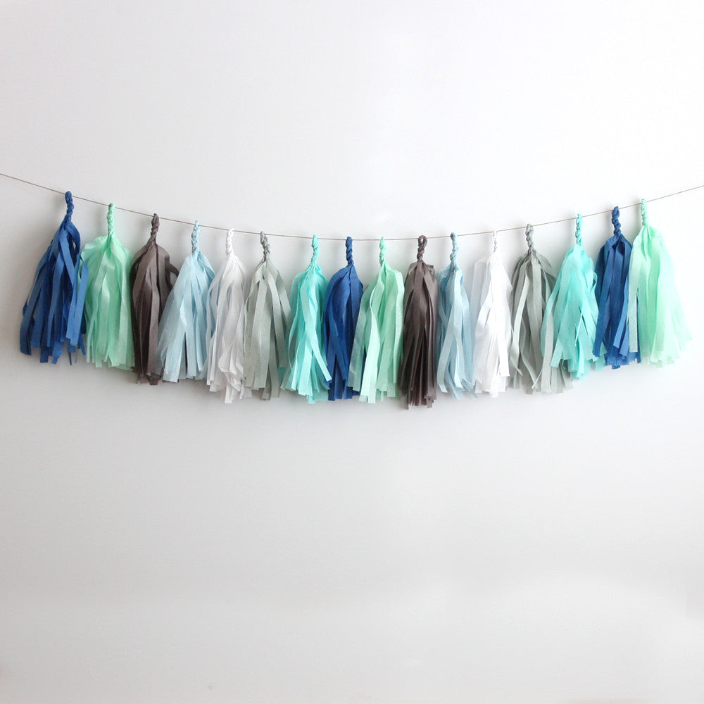Storm Fringe Tassel Garland Kit or Fully Assembled