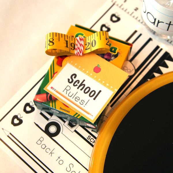 Vintage Back to School Party printables