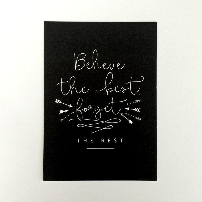Believe the Best Art Print