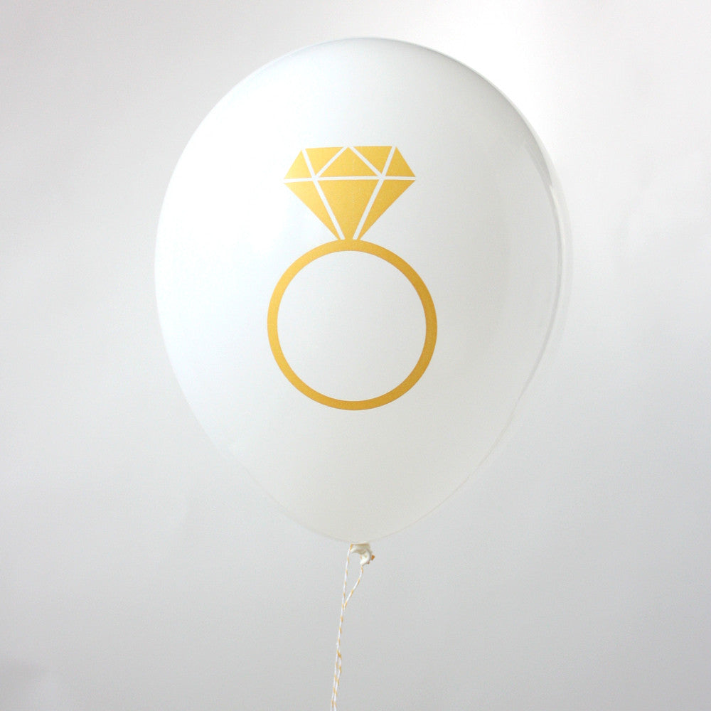 Bridal Dimond Ring Balloon