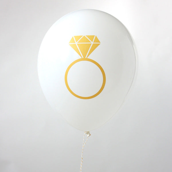 Bridal Dimond Ring Balloon