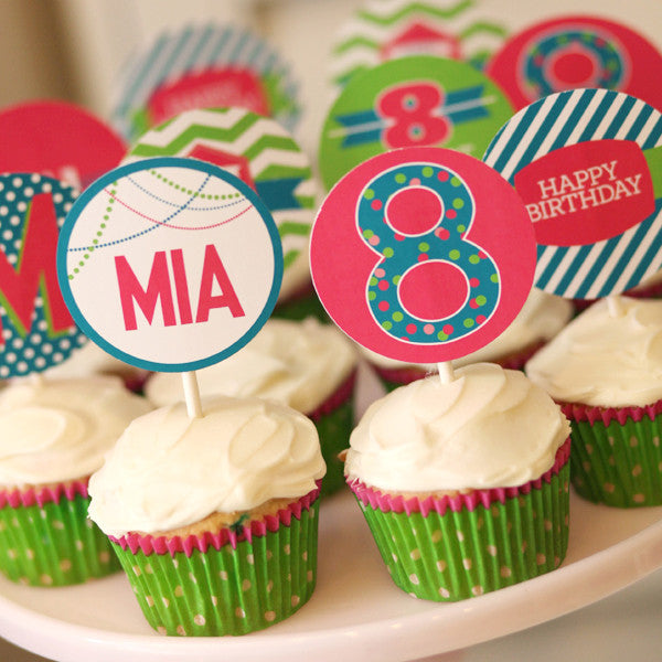 Confetti & Paper Lanterns printable party collection