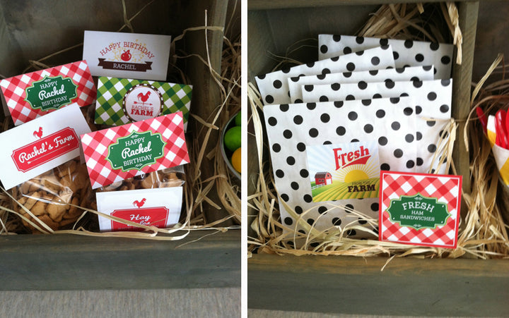 Vintage Barnyard printable party collection