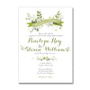 Floral Ribbon Wedding Invitations