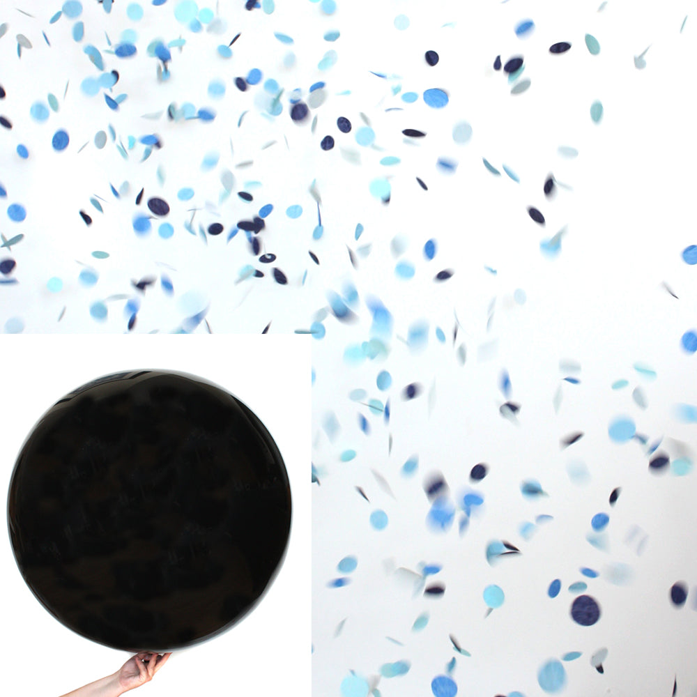 Boy Gender Reveal Confetti Balloon