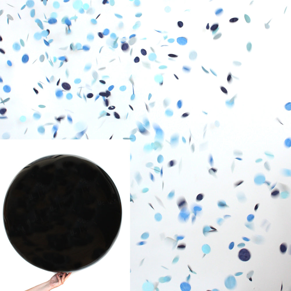 Boy Gender Reveal Confetti Balloon