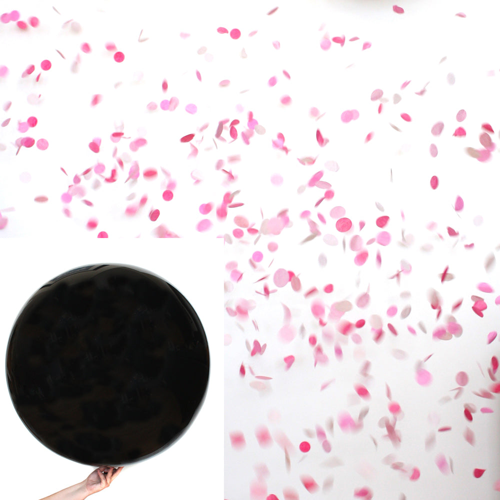 Girl Gender Reveal Confetti Balloon