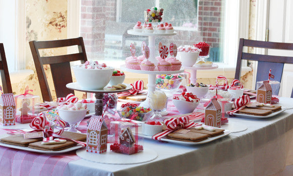 Printable Gingerbread House Wonderland Collection-- great for a gingerbread decorating party