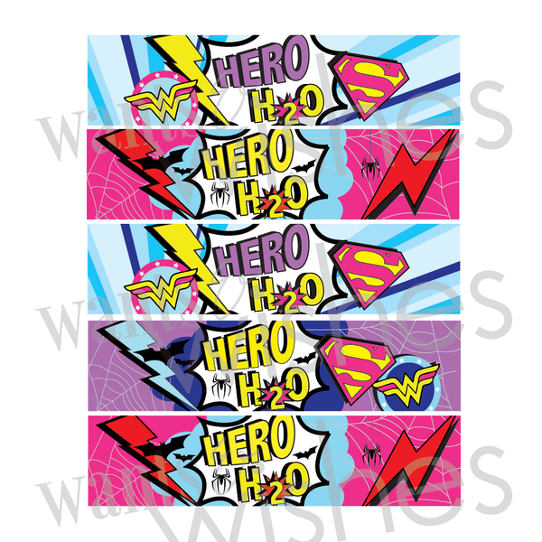 Printable Girl Superhero - Girl Power Superhero Collection – Wants and ...