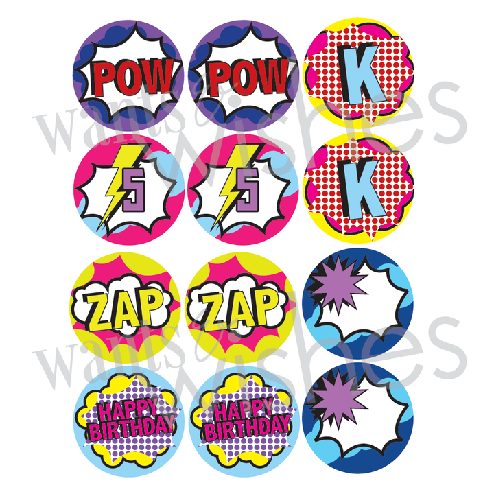Printable Girl Superhero - Girl Power Superhero Collection