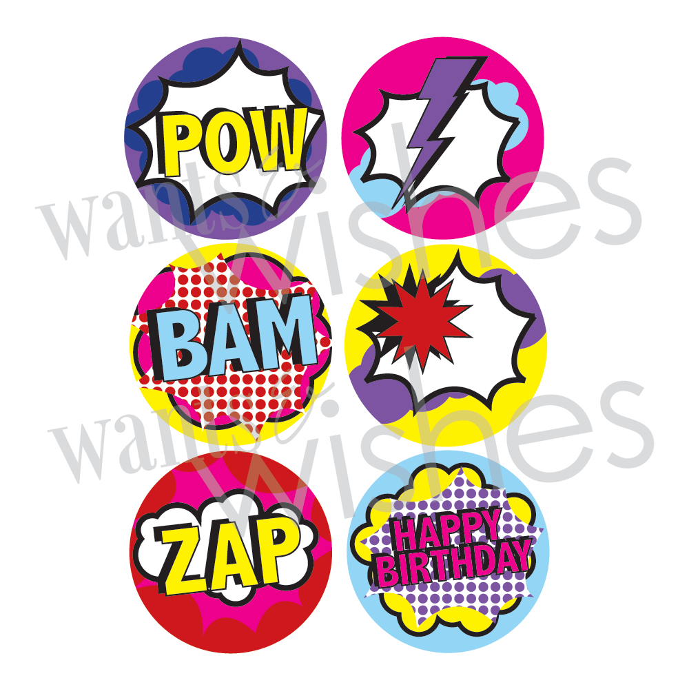 Printable Girl Superhero - Girl Power Superhero Collection