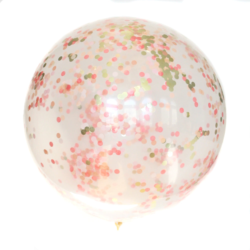Glimmer Clear Confetti Balloon
