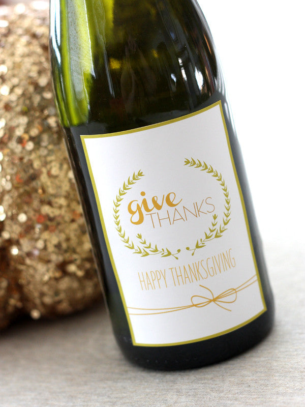Glitzy Thanksgiving printable party collection