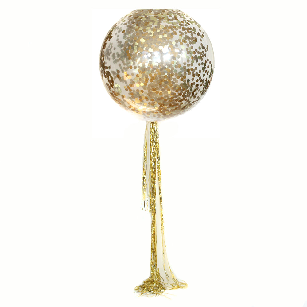 Golden Balloon Streamer Kit